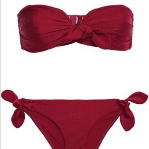 ZIMMERMANN Jaya knotted bandeau bikini